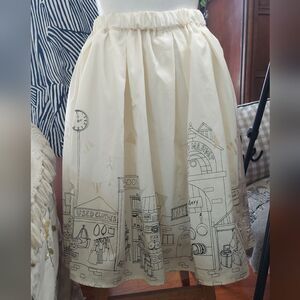 Rivet & Surge Graphic Tulle Skirt + Reversible Skirt +Japanese + Size see below